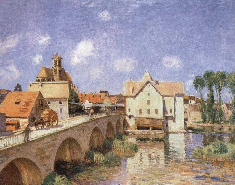 Alfred Sisley The Bridge at Moret oil painting picture